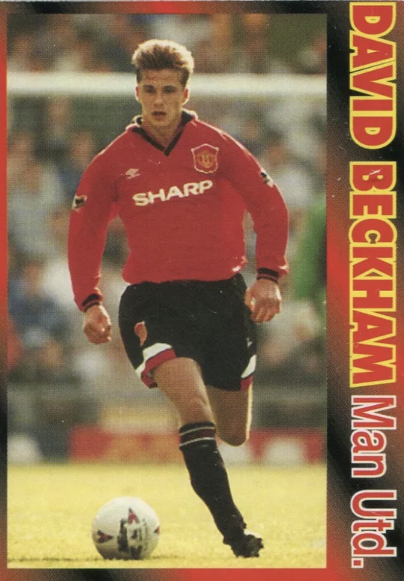 David Beckham 1995 LCD Publishing Premier Strikers #62