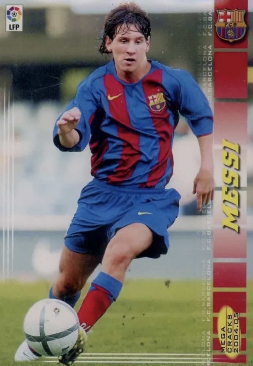Lionel Messi 2004 Mega Cracks Campió #135