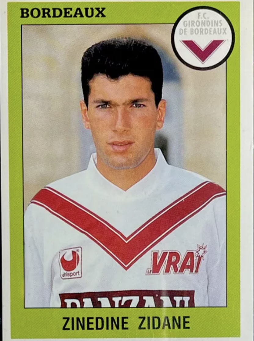 Zinedine Zidane 1994 Panini